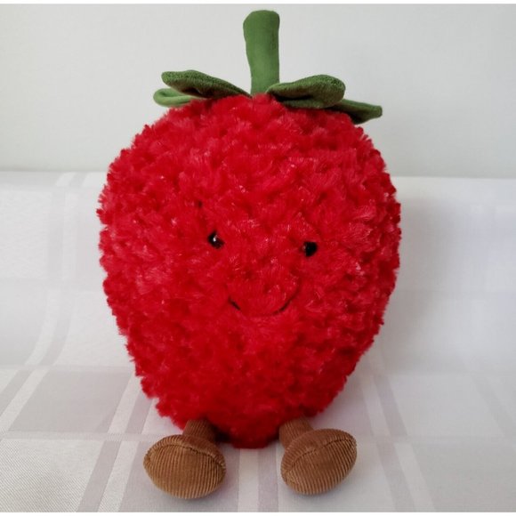 Jellycat Toys Jellycat Amuseable 8 Strawberry Plush Stuffed Toy